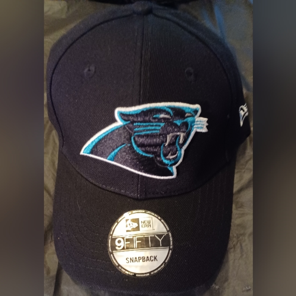Black & Blue Cap with Carolina Panther Logo